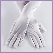 Satin White Long Gloves - What to Wear to the Bridgerton Experience in NYC